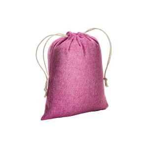 saco algodon reciclado rosa