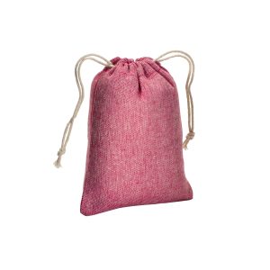 saquito algodon reciclado rosa