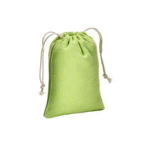 saquito algodon reciclado verde limon